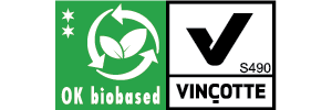 certification biobased : deux étoiles signifie 40 à 60% de matières premières renouvelables